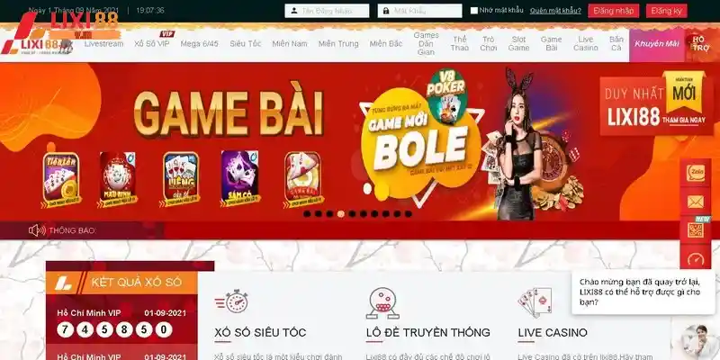 Baccarat là một trong những trò chơi hấp dẫn nhất tại hệ thống Lixi88